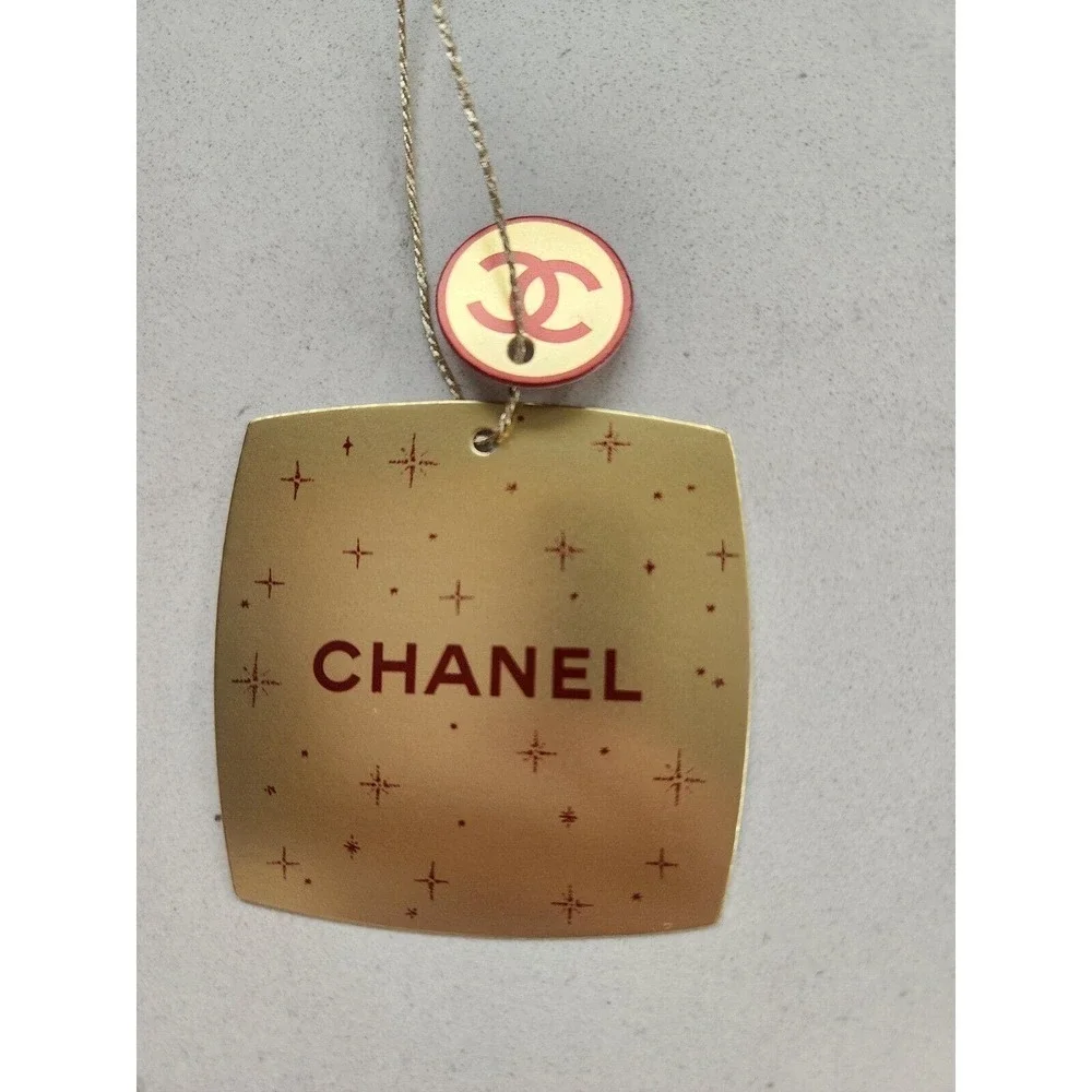 NIB Chanel Small Paper Logo Label Tags Set of 4